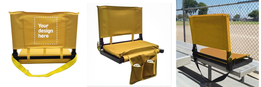 COMPLEX LOGO (7-8 COLORS)-CUSTOM STADIUM CHAIR