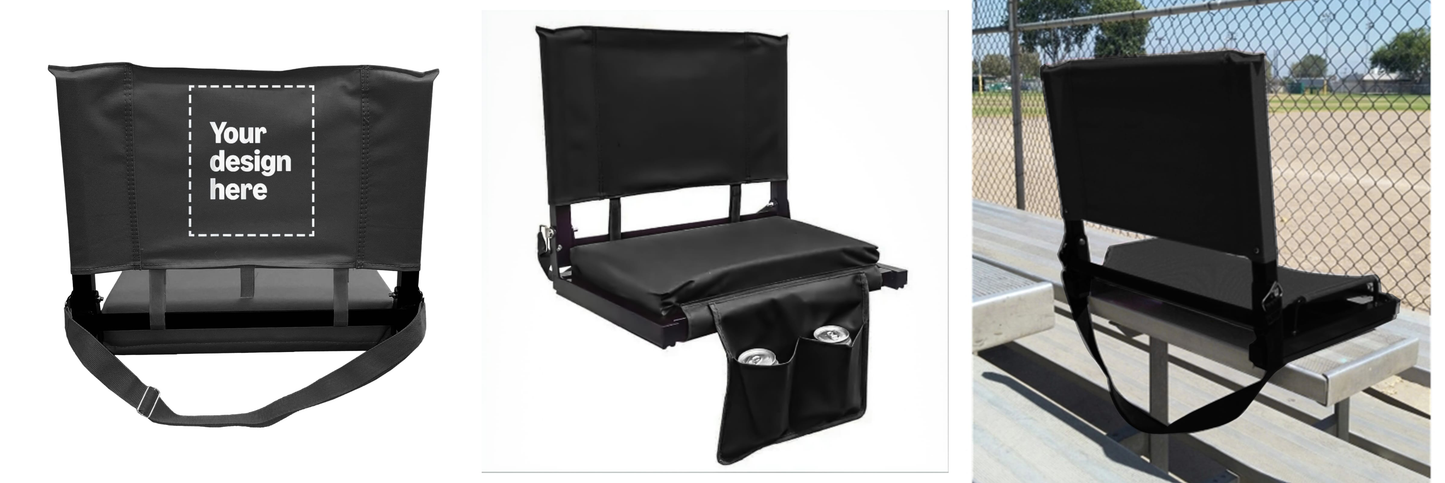 COMPLEX LOGO (7-8 COLORS)-CUSTOM STADIUM CHAIR